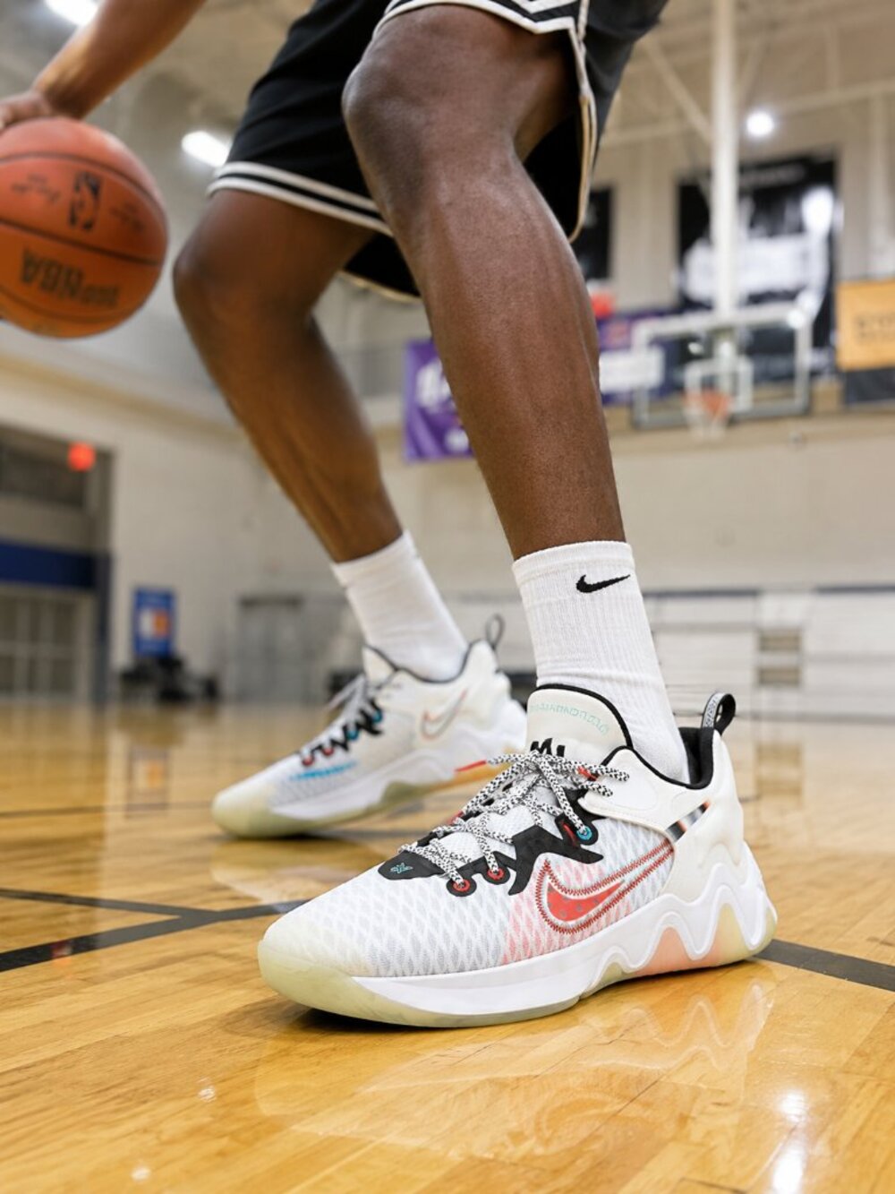 Nike Giannis Immortality Force Field White Multi  Rare Big Size 17 Hypebeast